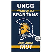 UNCG Spartans 11" x 20" Indoor/Outdoor Home Of The Sign