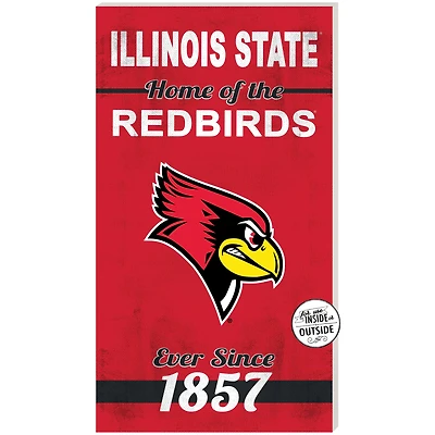 Illinois State Redbirds 11" x 20" Indoor/Outdoor Home Of The Sign