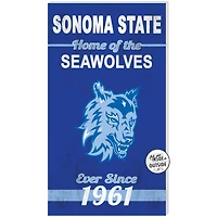 Sonoma State Seawolves 11" x 20" Indoor/Outdoor Home Of The Sign