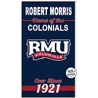 Robert Morris Colonials 11" x 20" Indoor/Outdoor Home Of The Sign