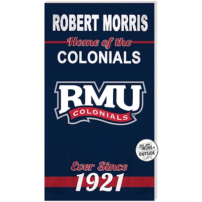 Robert Morris Colonials 11" x 20" Indoor/Outdoor Home Of The Sign