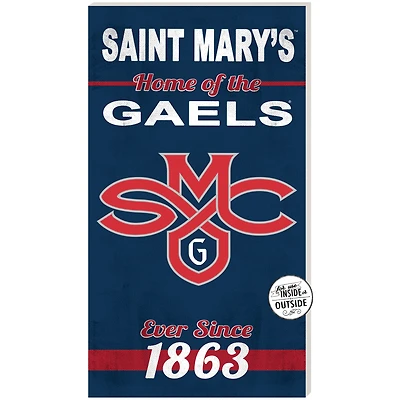 Saint Mary's Gaels 11" x 20" Indoor/Outdoor Home Of The Sign