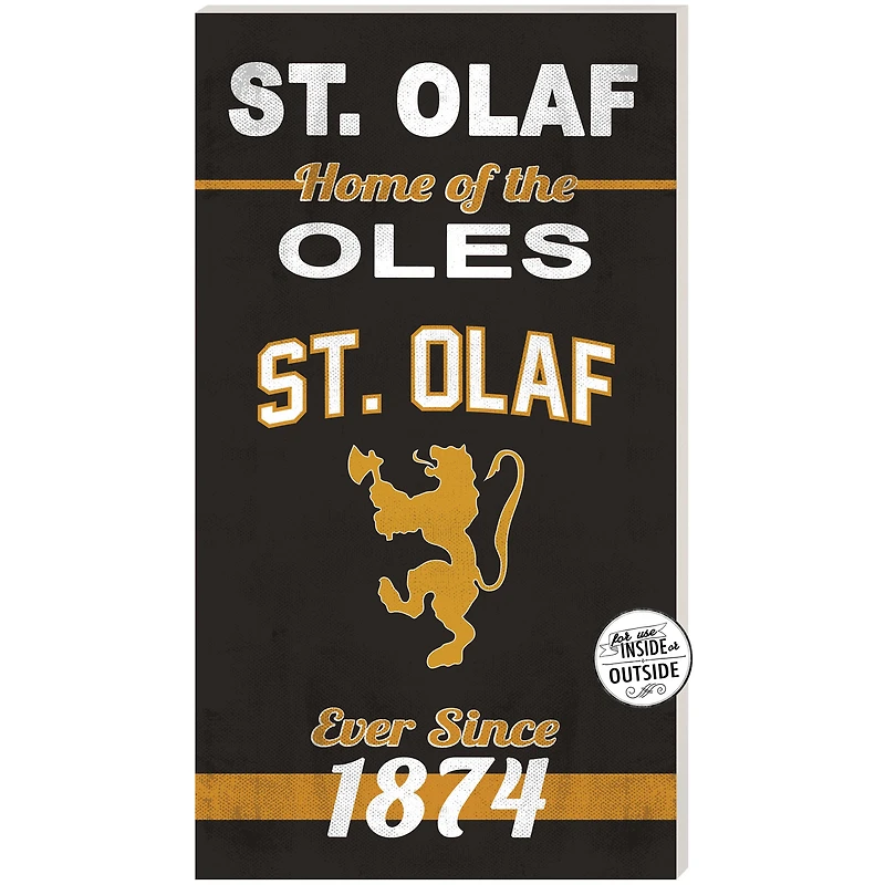 St. Olaf Oles 11" x 20" Indoor/Outdoor Home Of The Sign