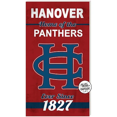 Hanover Panthers 11" x 20" Indoor/Outdoor Home Of The Sign