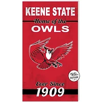 Keene State Owls 11" x 20" Indoor/Outdoor Home Of The Sign