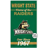 Wright State Raiders 11" x 20" Indoor/Outdoor Home Of The Sign