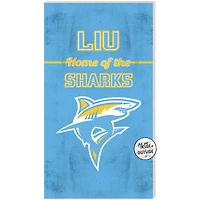 LIU Sharks 11" x 20" Indoor/Outdoor Home Of The Sign