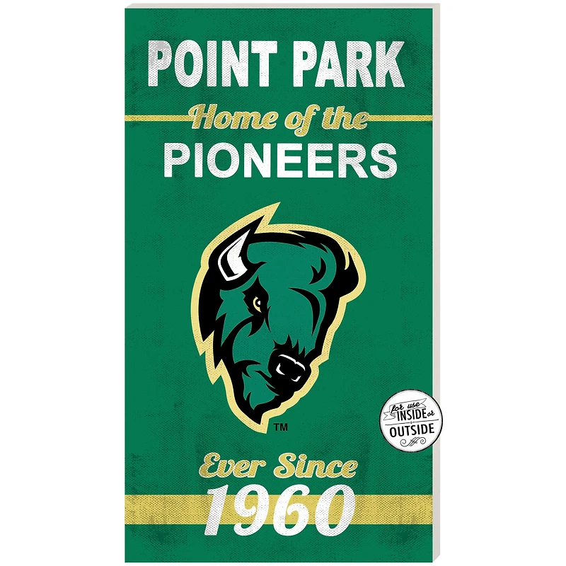 Point Park Pioneers 11" x 20" Indoor/Outdoor Home Of The Sign