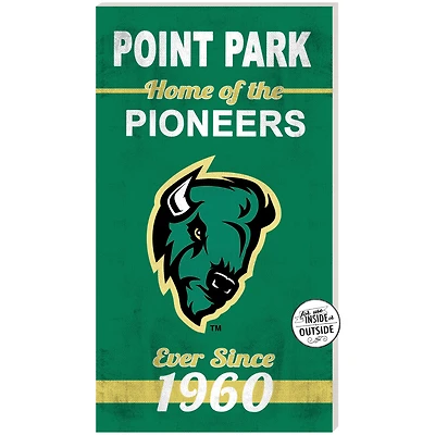 Point Park Pioneers 11" x 20" Indoor/Outdoor Home Of The Sign