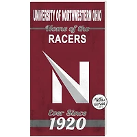 Northwestern Ohio Racers 11" x 20" Indoor/Outdoor Home Of The Sign