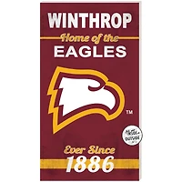 Winthrop Eagles 11" x 20" Indoor/Outdoor Home Of The Sign