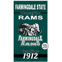SUNY Farmingdale State Rams 11" x 20" Indoor/Outdoor Home Of The Sign