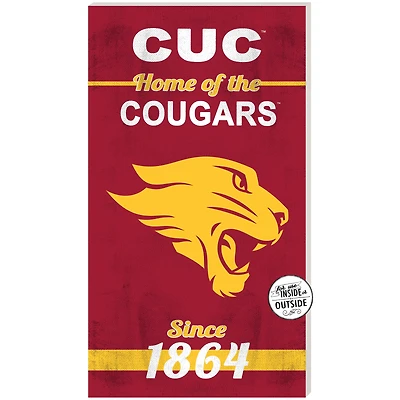 Concordia University (IL) Cougars 11" x 20" Indoor/Outdoor Home Of The Sign