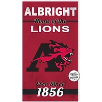 Albright Lions 11" x 20" Indoor/Outdoor Home Of The Sign
