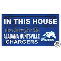 UAH Chargers 11'' x 20'' Indoor/Outdoor In This House Sign