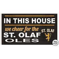 St. Olaf Oles 11'' x 20'' Indoor/Outdoor In This House Sign