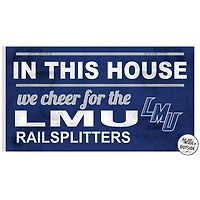 Lincoln Memorial Railsplitters 11'' x 20'' Indoor/Outdoor In This House Sign
