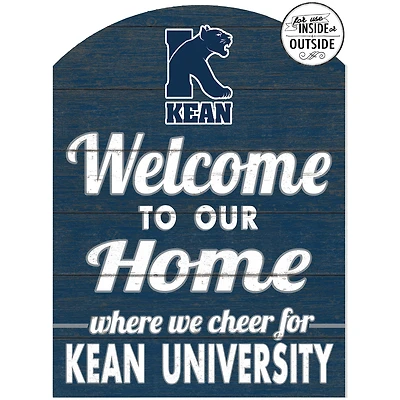 Kean University Cougars 16'' x 22'' Indoor/Outdoor Marquee Sign