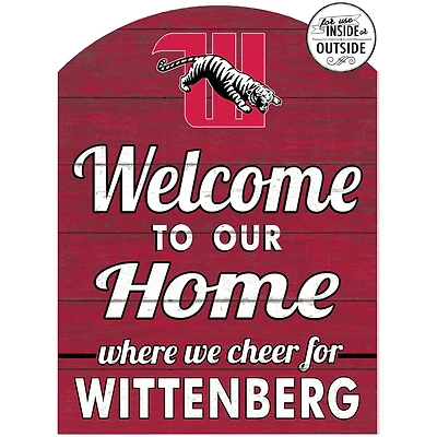 Wittenberg University Tigers 16'' x 22'' Indoor/Outdoor Marquee Sign