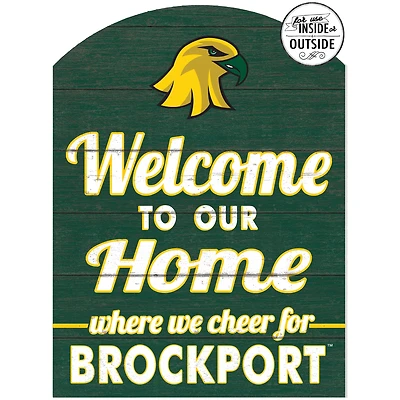 SUNY Brockport Golden Eagles 16'' x 22'' Indoor/Outdoor Marquee Sign