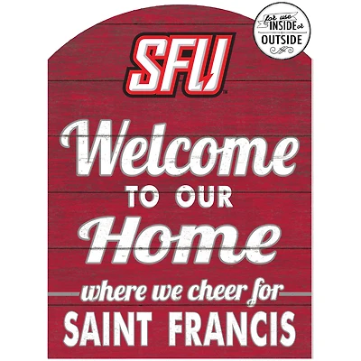 Saint Francis Red Flash 16'' x 22'' Indoor/Outdoor Marquee Sign