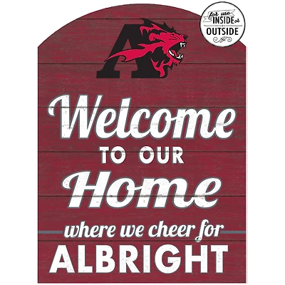 Albright Lions 16'' x 22'' Indoor/Outdoor Marquee Sign