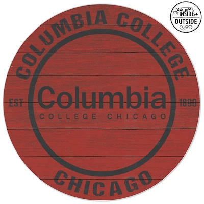 Columbia Renegades 20'' x 20'' Indoor/Outdoor Team Color Circle Sign