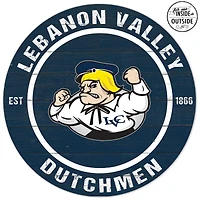 Lebanon Valley College 20'' x 20'' Indoor/Outdoor Team Color Circle Sign