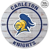 Carleton Knights 20'' x 20'' Indoor/Outdoor Weathered Circle Sign