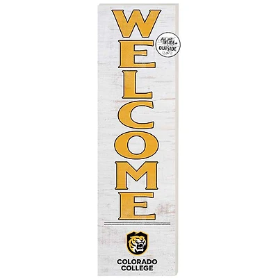 Colorado College Tigers 10'' x 35'' Indoor/Outdoor Welcome Sign