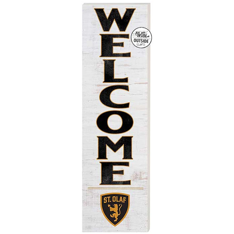 St. Olaf Oles 10'' x 35'' Indoor/Outdoor Welcome Sign