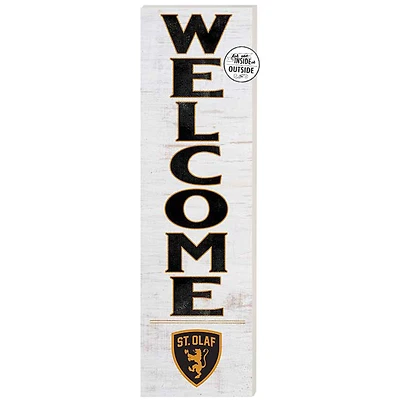 St. Olaf Oles 10'' x 35'' Indoor/Outdoor Welcome Sign