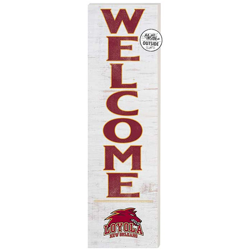 Loyola New Orleans Wolf Pack 10'' x 35'' Indoor/Outdoor Welcome Sign