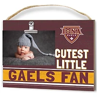 Iona University Gaels 8'' x 10'' Cutest Little Team Logo Clip Photo Frame