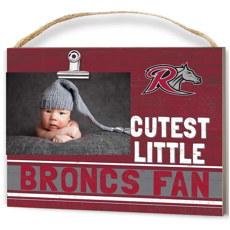 Rider Broncs 8'' x 10'' Cutest Little Team Logo Clip Photo Frame