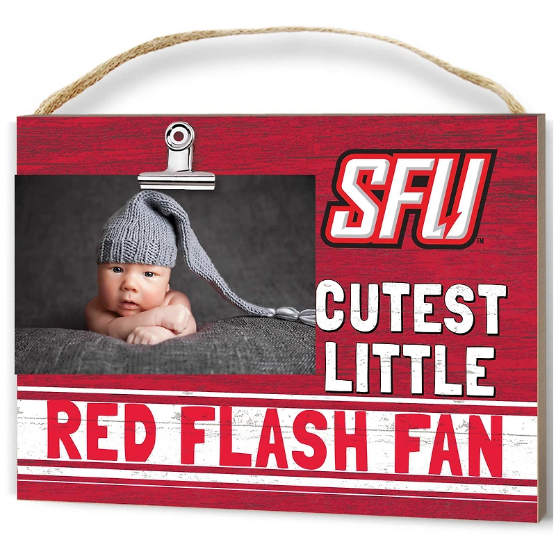 Saint Francis Red Flash 8'' x 10'' Cutest Little Team Logo Clip Photo Frame