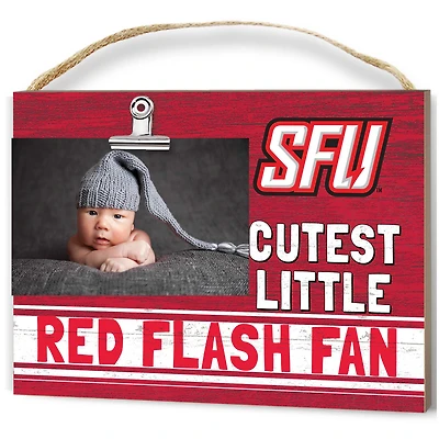 Saint Francis Red Flash 8'' x 10'' Cutest Little Team Logo Clip Photo Frame