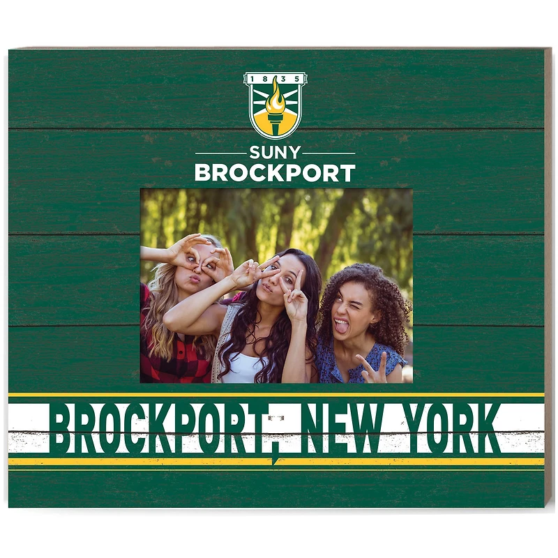 SUNY Brockport Golden Eagles 11'' x 13'' Team Spirit Scholastic Picture Frame