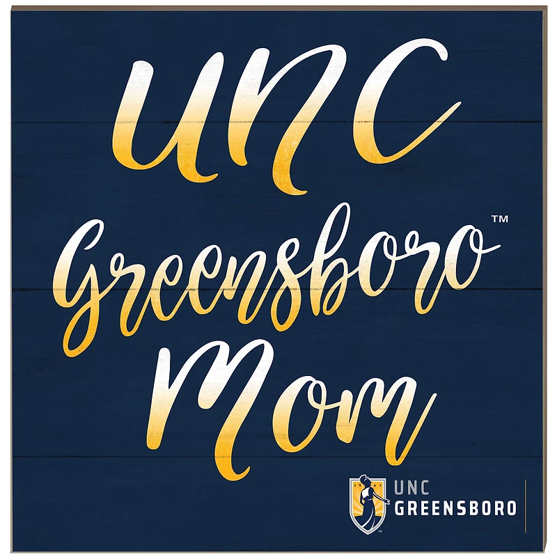 UNCG Spartans 10'' x 10'' Mom Plaque