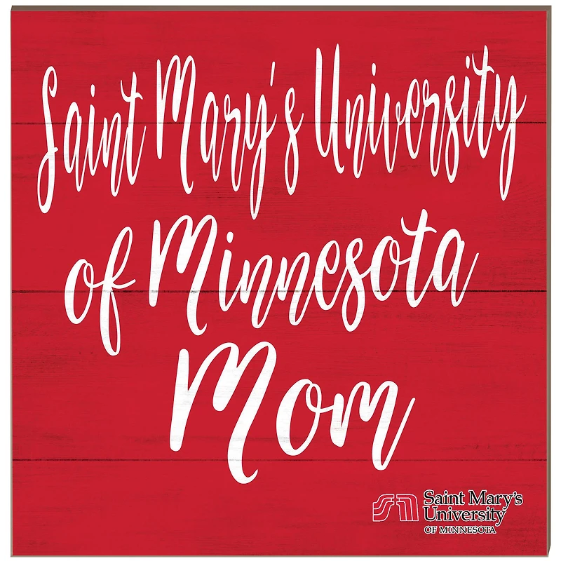 St. Mary's Cardinals 10'' x 10'' Mom Plaque
