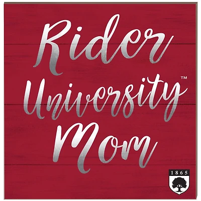 Rider Broncs 10'' x 10'' Mom Plaque