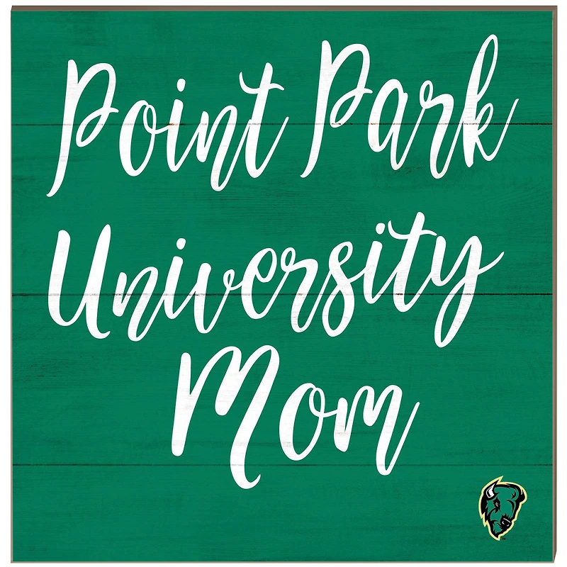 Point Park Pioneers 10'' x 10'' Mom Plaque