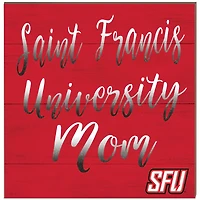 Saint Francis Red Flash 10'' x 10'' Mom Plaque