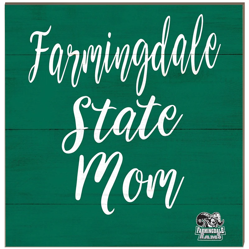 SUNY Farmingdale State Rams 10'' x 10'' Mom Plaque