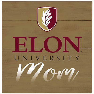 Elon Phoenix 10'' x 10'' Mom Plaque