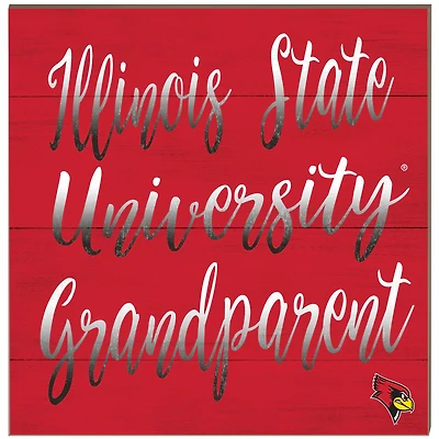 Illinois State Redbirds 10'' x 10'' Grandparent Plaque