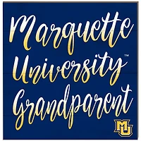 Marquette Golden Eagles 10'' x 10'' Grandparent Plaque