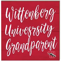 Wittenberg University Tigers 10'' x 10'' Grandparent Plaque