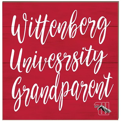 Wittenberg University Tigers 10'' x 10'' Grandparent Plaque