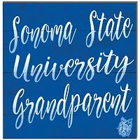 Sonoma State Seawolves 10'' x 10'' Grandparent Plaque